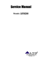 Alto APM-200 - Service Manual 